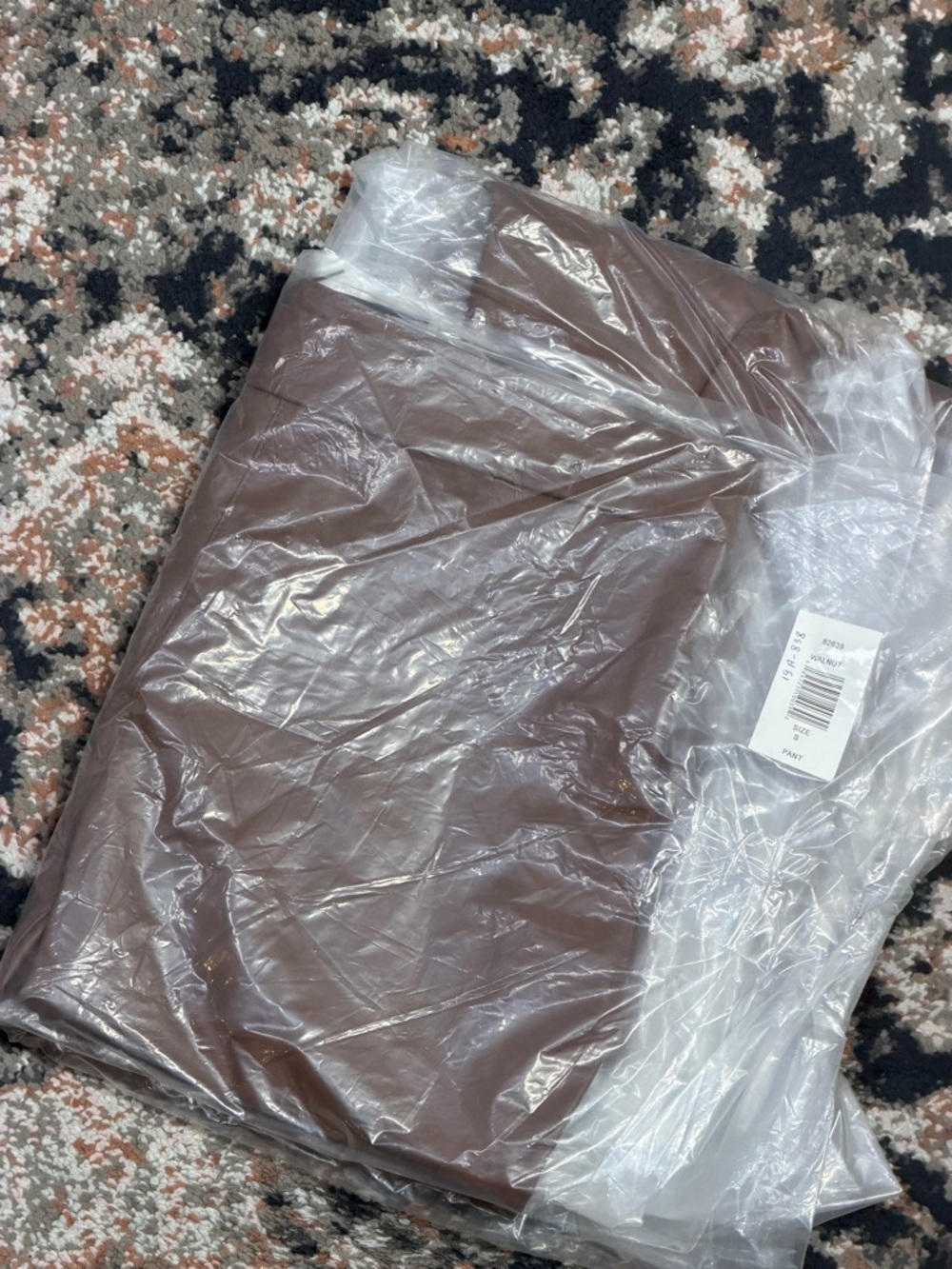 NWT Bagatelle NYC ‘Vegan Leather Flare Leg Pull-On Pants’ in “Walnut” Brown Sz S - Picture 2 of 5